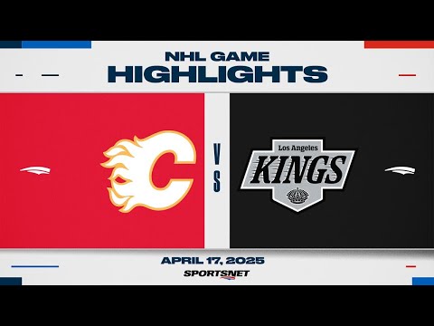 NHL Highlights | Flames vs. Kings - April 17, 2025