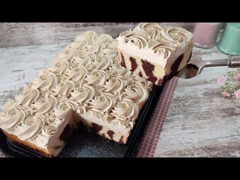 Few know this recipe! This cake tastes like from the pastry chef! Coffee chocolate cake!