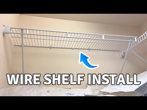 How to Install ClosetMaid Wire Shelves Securely