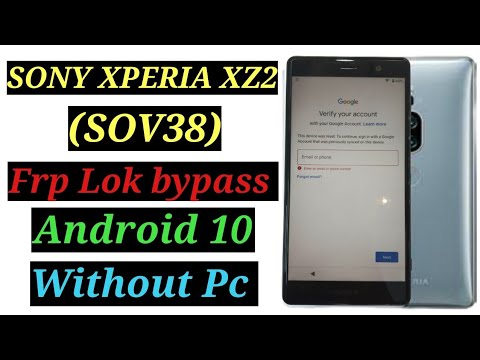 Sony Xperia xz2 (SOV38) frp bypass //  Sony Xperia Android 10 frp unlock Without Pc *2023