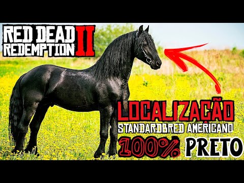 Red Dead Redemption 2 -  STANDARDBRED AMERICANO Elite - (100% PRETO)