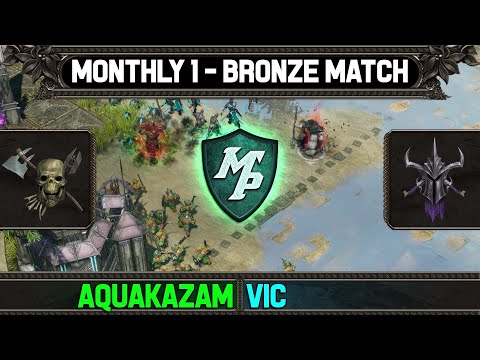 SpellForce 3: Vic vs AquaKazam - Meta Plays Monthly Tournament 1 - Bronze Match