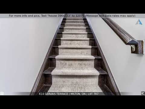 Priced at $710,000 - 614 Gervais Terrace, Milton, ON L9T 7R7