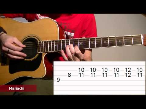 How To Play El Mariachi: Acoustic Guitar Tab Lesson TCDG
