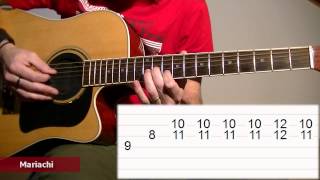 Download lagu How To Play El Mariachi: Acoustic Guitar Tab Lesson TCDG mp3