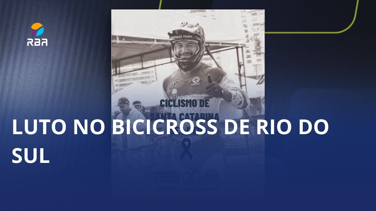 Luto no bicicross de Rio do Sul