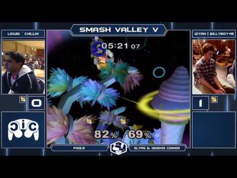 Smash Valley V Melee Singles - Liquid`Chillin (Falco-B Fox) vs billyboy48 (Fox) - Top 48 Qualifier
