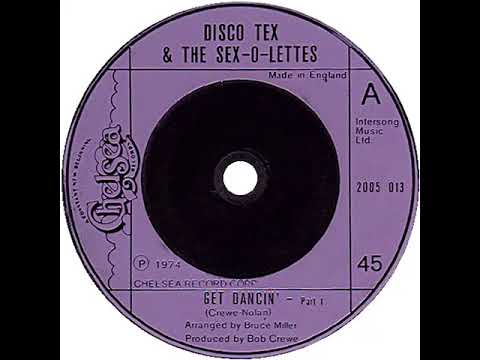UK New Entry 1974 (263) Disco Tex & The Sex-O-Lettes - Get Dancin'-Part 1