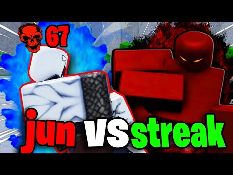 Hunting Down TOXIC STREAK Shinji User As JUN..💀 | Legends Battlegrounds