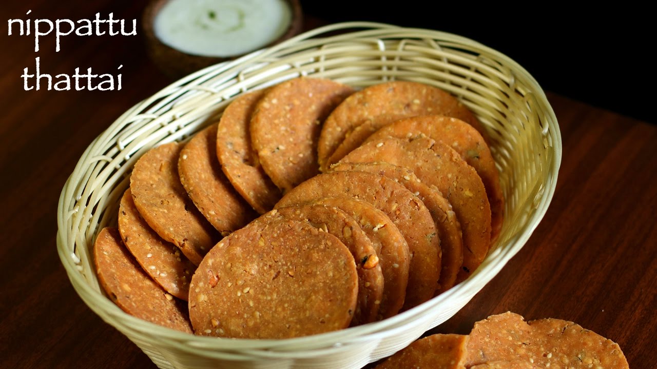 nippattu recipe | thattai recipe | chekkalu recipe | rice crackers recipe