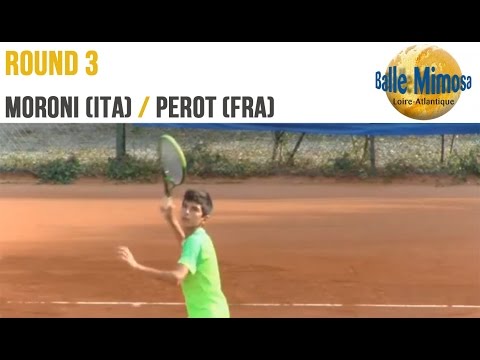 MORONI (ITA) vs PEROT (FRA) 3rd Round - Center court