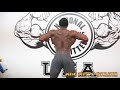 IFBB PRO League Men's Physique Pro Charjo Grant Posing Routine practice At The NPC Photo Gym.