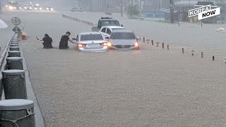 Heavy rain lash South Korea
