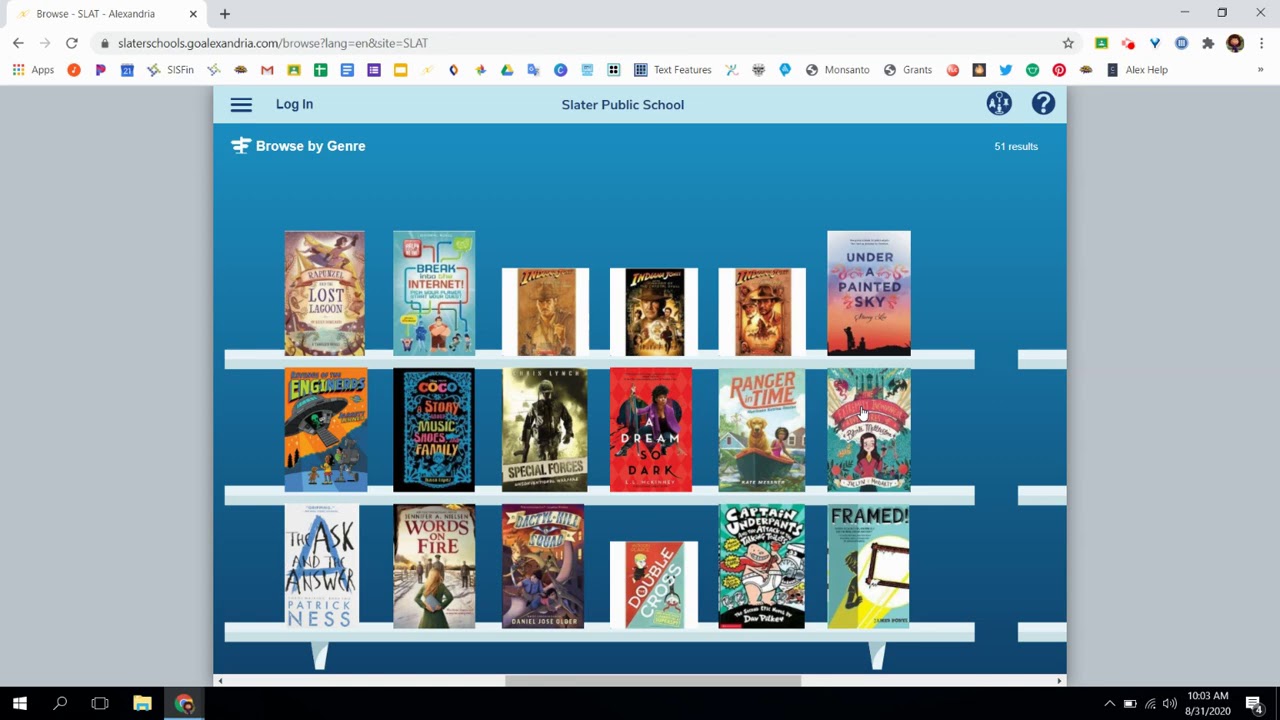 Using the Alexandria Library Catalog