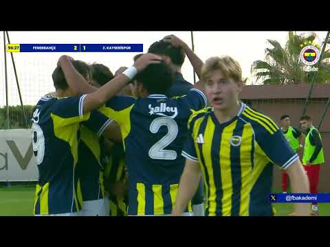MAÇ ÖZETİ: Fenerbahçe 3-1 Z. Kayserispor | U19