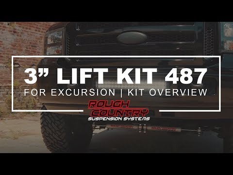 Rough Country 3 inch Lift Kit 487 for the Ford Excursion