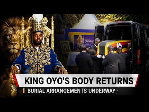 🚨BREAKING LIVE: KING OYO'S CASKET ARRIVES AT ENTEBBE! (EMOTIONAL SCENES)