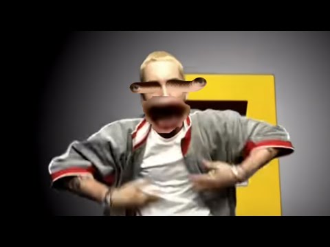 Eminem- Without me, but the lyrics are just round the outside