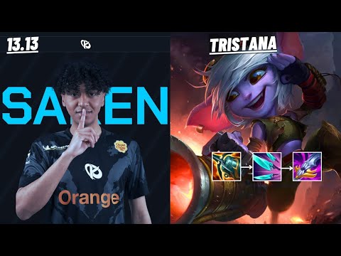KC SAKEN: TRISTANA VS CASSIOPEIA (MID) - EUW CHALLENGER 1,103 LP - PATCH 13.13