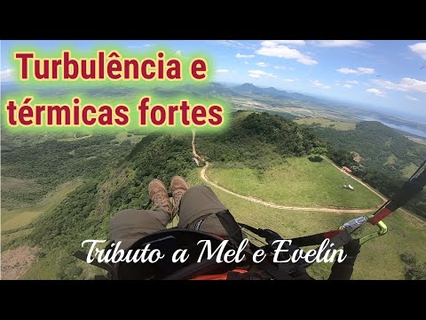 Primeiro voo do ano com turbulência e térmicas fortes