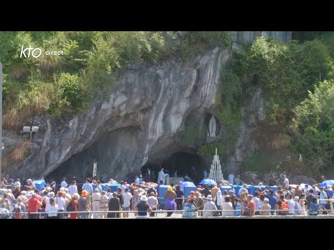 Chapelet du 22 juillet 2025 à Lourdes