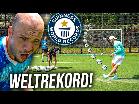 WIR BRECHEN OFFIZIELLE FUßBALL WELTREKORDE!!