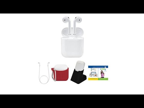 Apple AirPods Truly Wireless Earphones w/Stand, Accessor...