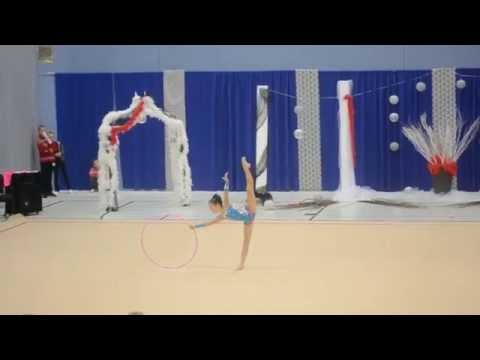 Elizabeth Savchenko. RG. Hoop. Olympium Invitational, February 2015