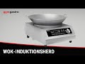 Commercial Induction Wok Range – Touch Control & Rotary Knob – 24h Timer – With Wok – Tabletop – Stainless Steel