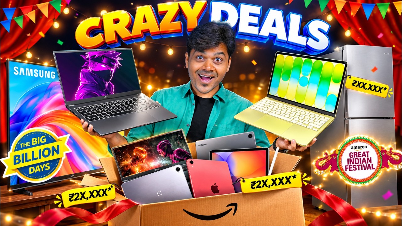 🔥 TOP 30+ CRAZY DEALS! 😱 Amazon Great Indian festival Sale & Flipkart Big Billion Days Sale 2026
