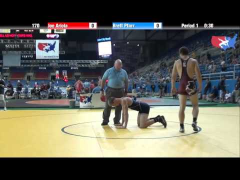 Fargo 2012 170 Round 6: Joe Ariola (Illinois) vs. Brett Pfarr (Minnesota)
