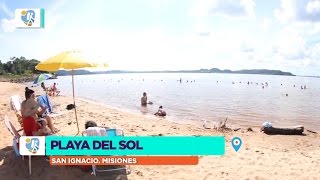 Conocé la Playa del Sol, un lugar tranquilo para disfrutar en San Ignacio