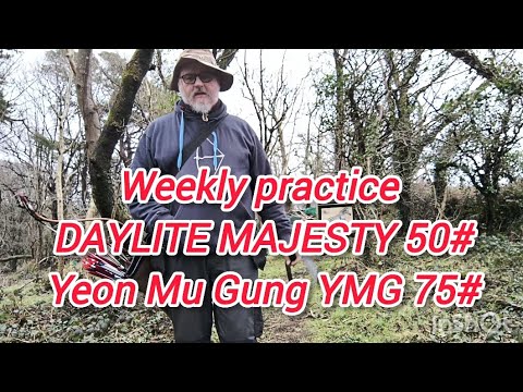 KTB practice. Daylite Majesty 50# & Yeon Mu Gung YMG  75# Korean bow + boss penetration check