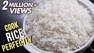 How To Cook Rice Perfectly | Easy Recipe By Ruchi Bharani | Basic Cooking