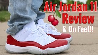 "Cherry" Air Jordan 11 Low W/On Foot Review