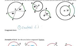 10-2 Find Arc Measures