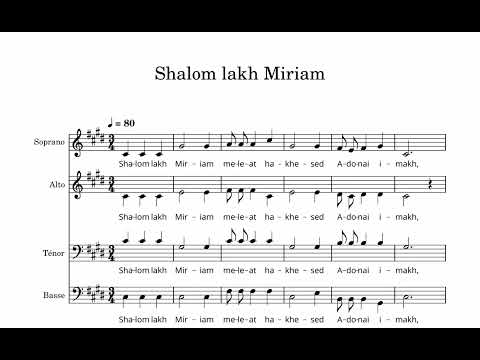 Shalom lakh Myriam- Alti