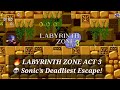 Sonic The Hedgehog Labyrinth Zone Act 3 Complete Walkthrough Epic Boss Battle