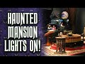 Lights-On Walkthrough of the Haunted Mansion at Walt Disney World
