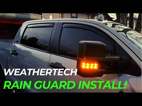 Weathertech Rain Guard Install!