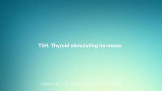 TSH - Medical Definition and Pronunciation