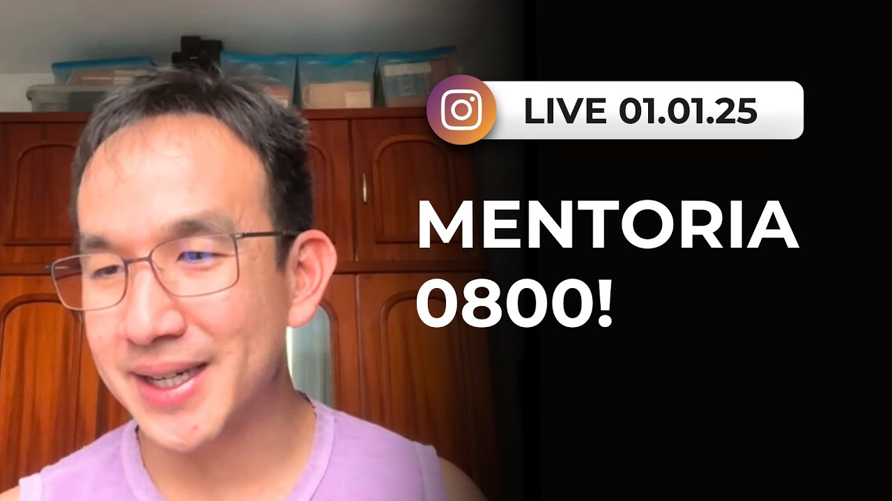 Live -  01.01.2025 - Mentoria 0800!
