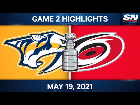 NHL Game Highlights | Predators vs. Hurricanes, Game 2 - May 19, 2021