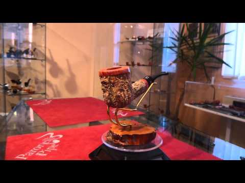 Brand new briar and cork pipe TOM SPANU chimney handmade -  eBay item number: 400907094664