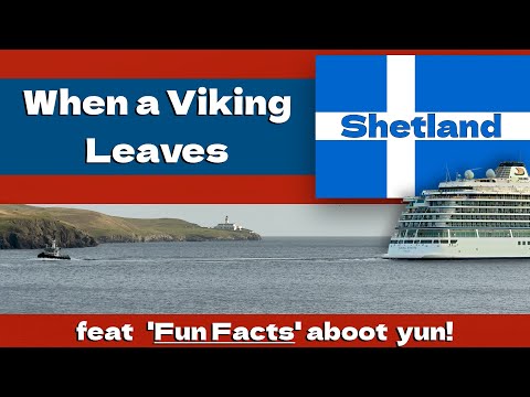 Thumbnail for A Viking (Cruise Ship) leaves Lerwick Harbour, Shetland.