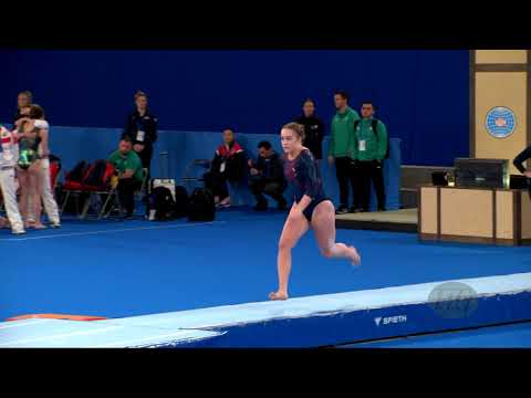 Mc DONALD Ashley (USA) W - 2019 Trampoline Worlds, Tokyo (JPN) - Qualification Tumbling R1