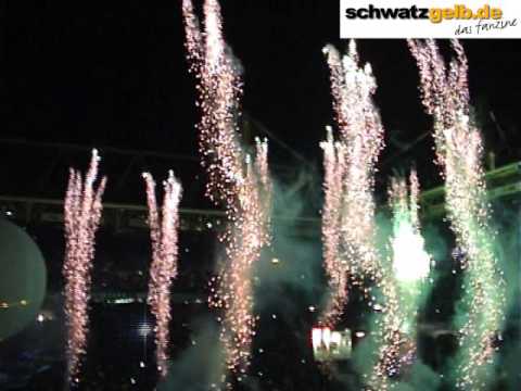 100 Jahre Borussia Dortmund 19.12.2009 Feuerwerk und Lasershow BVB