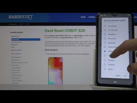 Notification Tones in Cubot X20 – Default Sounds of Notification