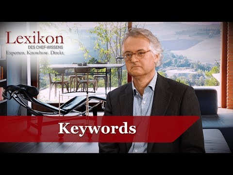 Lexikon des Chefwissens: Keywords (Grundlagen Marketing) - Die Deutsche Wirtschaft