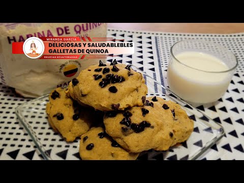 😍DELICIOSAS 🍪Y SALUDABLEBLES GALLETAS DE QUINOA🍪🍪